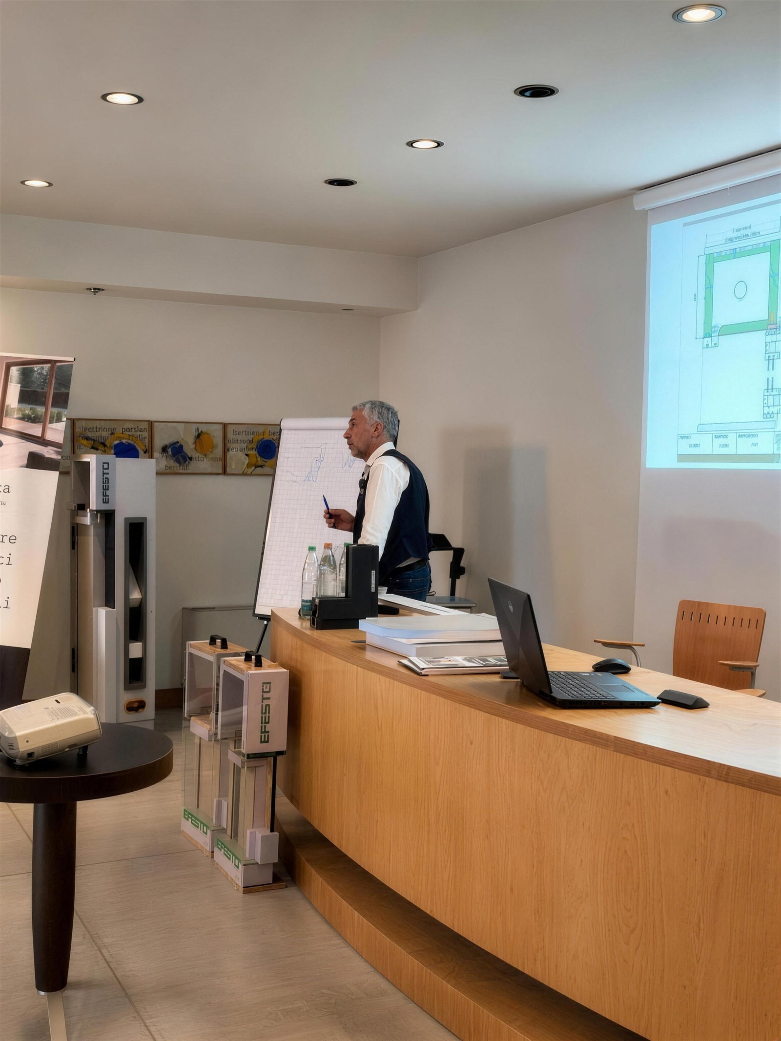 Relatore EFESTO durante l'evento formativo con INFISSA srl, 19 giugno 2026 — Hotel Aleramo, Asti